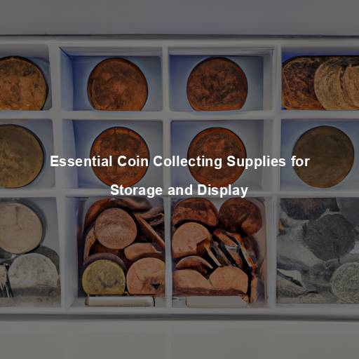 Essential Coin Collecting Supplies for Storage and Display