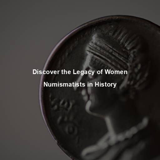 Discover the Legacy of Women Numismatists in History