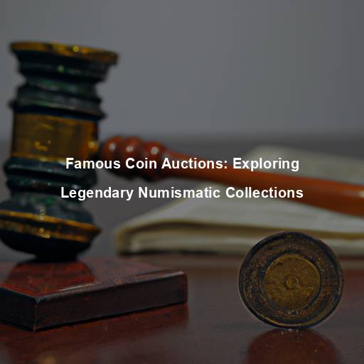 Famous Coin Auctions: Exploring Legendary Numismatic Collections