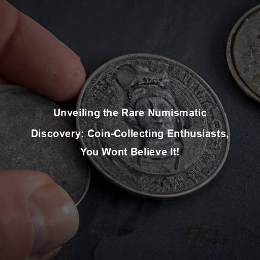 Unveiling the Rare Numismatic Discovery: Coin-Collecting Enthusiasts, You Wont Believe It!